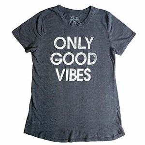 Only Good Vibes Gray Casual Shirt
